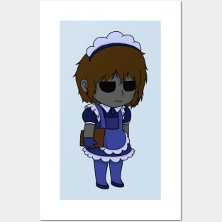 eyeless jack maid chibi Posters and Art